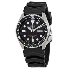 Automatic Black Dial Black Rubber Men's Watch